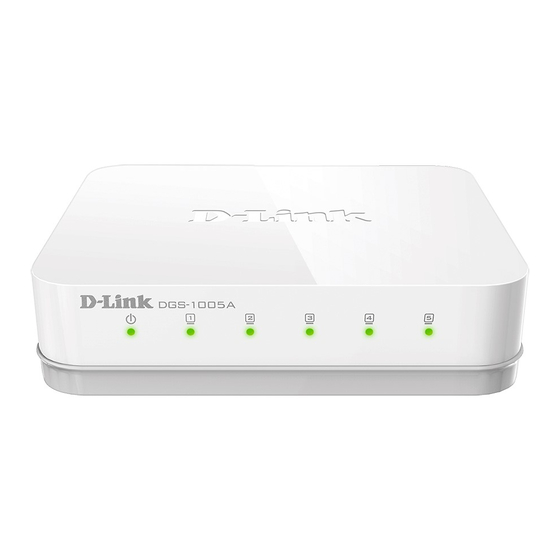 D-Link DGS-1005A Manual