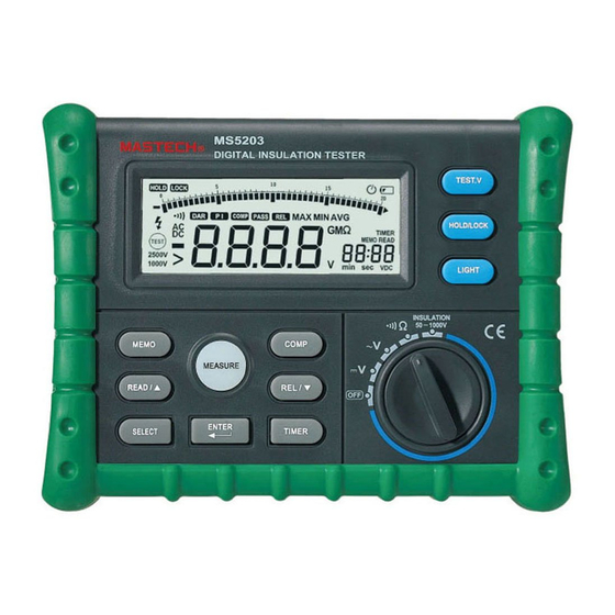 Mastech MS5203 Manual