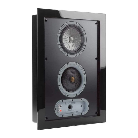 Monitor Audio soundframe 1 i-w Installation Information