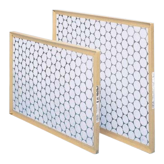 Flanders Extended Media Surface Rigid Air Filters none Specification Sheet
