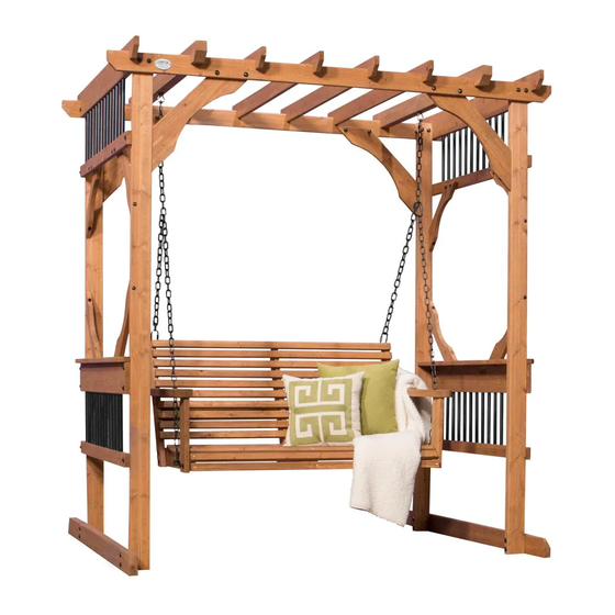 Backyard Discovery PERGOLA SWING Owner's Manual