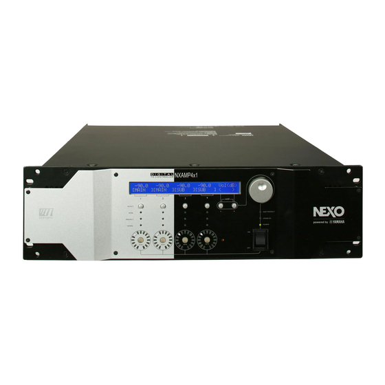Nexo NXAMP 4x1 Manual