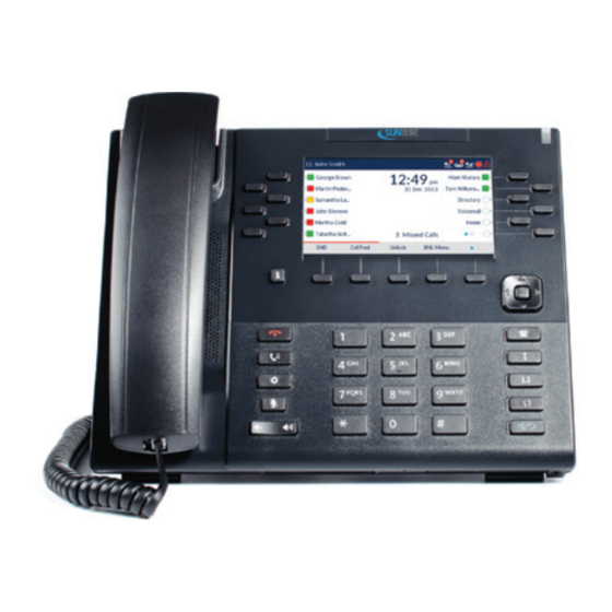 Sunwire Mitel 6869 Quick Start Manual