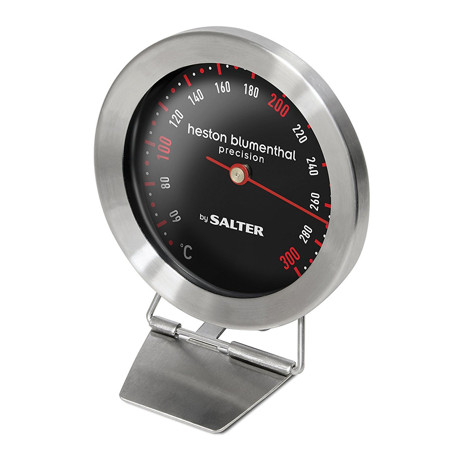 Salter Heston Blumental 543 HBSSCR Instructions And Guarantee