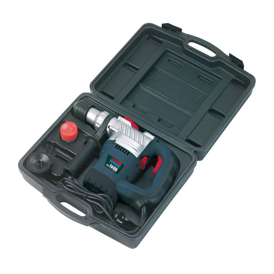 Alpha tools BH 1600 Operating Instructions Manual