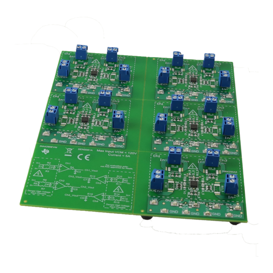 Texas Instruments INA4290EVM User Manual