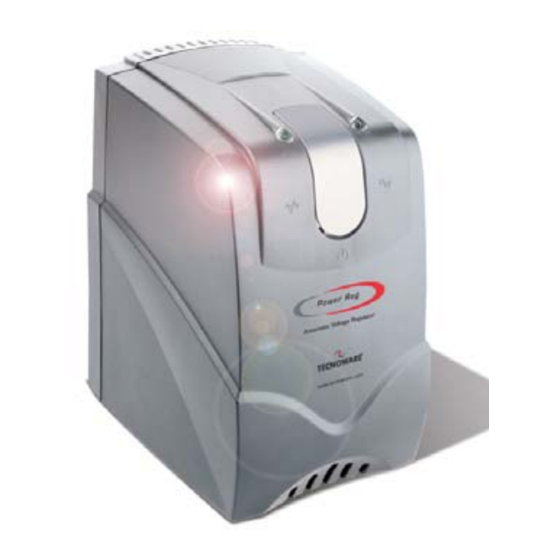 Tecnoware POWER REG 1 User Manual