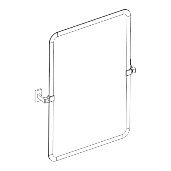 Williams-Sonoma Frameless Beveled Pivot Mirror Assembly Instructions