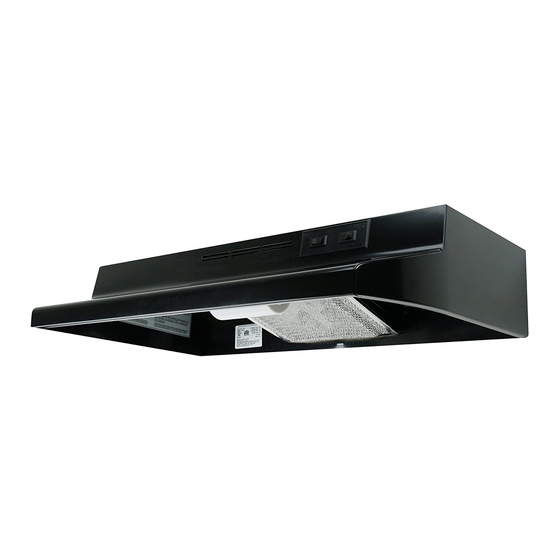 Air King Range Hood DS Series Specifications