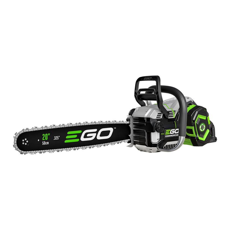 EGO Power Plus CSX5000 - CHAIN SAW Manual