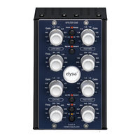 elysia xfilter 500 Manual