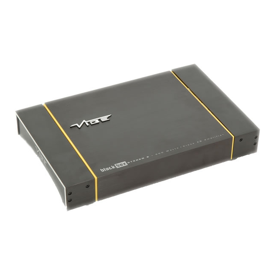 Vibe black box STEREO 4 Instruction Manual