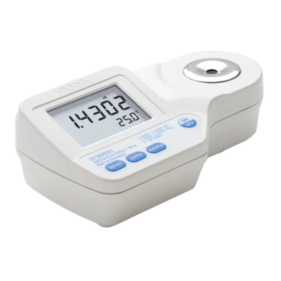 Hanna Instruments HI 96811 Instruction Manual