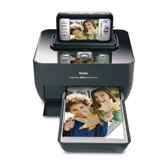 Kodak EasyShare G610 User Manual
