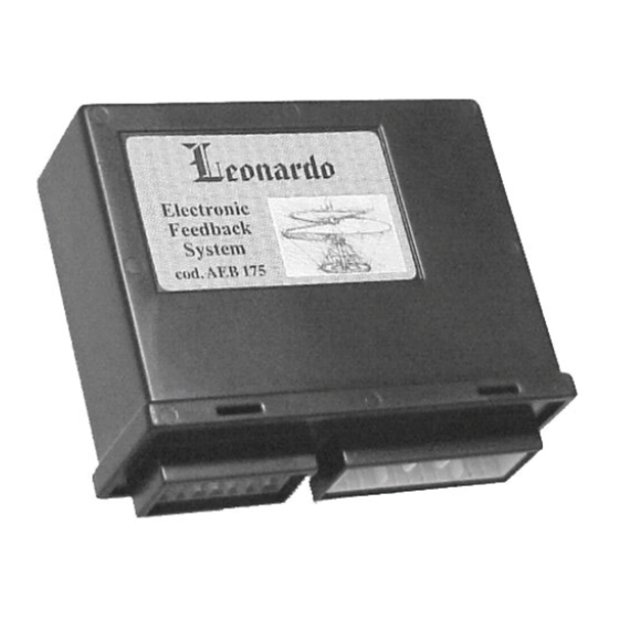 A.E.B. Leonardo 175 Fitting Instructions And Guarantee Workbook