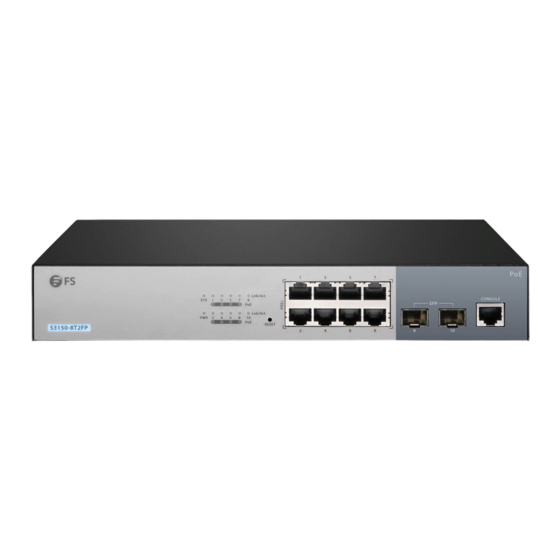 FS S3150-8T2FP Configuration Manual