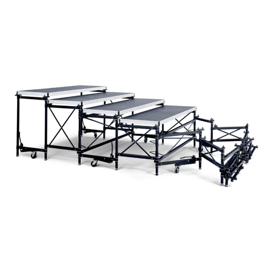 StageRight ML-1600 SEATING RISER Product Information Packet