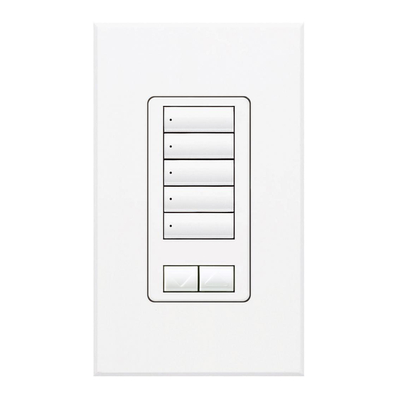 Lutron Electronics QS Wallstation Signature Series Installation Manual