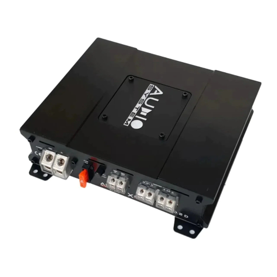 Audio System X-150.2 D Owner's Manual