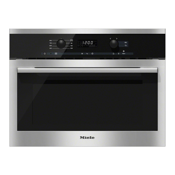 Miele M 6160 TC Installation Instructions Manual