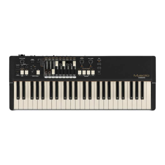 Hammond M-SOLO Reference Manual