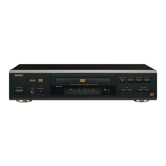 Denon DVD-2500 Datasheet