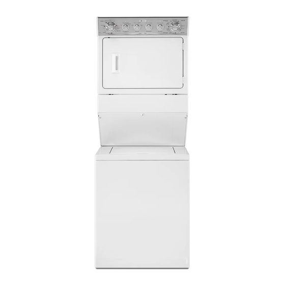 Maytag MGT3800TW - 27" Gas Laundry Center User Instructions