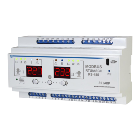 Novatek-electro PEF-321ABP Operating Manual