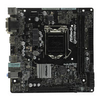 ASROCK H370M-HDV Manual