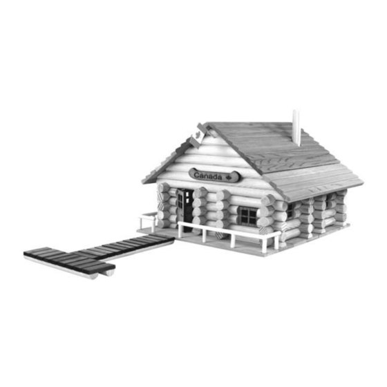 LOG CABIN TOYS FISHERMAN'S LODGE Instructions