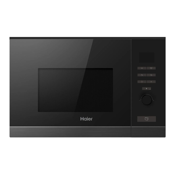 Haier HWO38MG4HXB Built-in Microwave Manuals