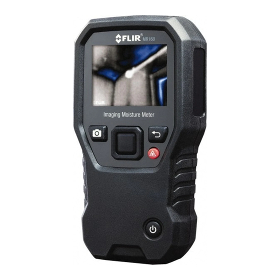 FLIR IMAGING MOISTURE METER with IGM MR160 User Manual