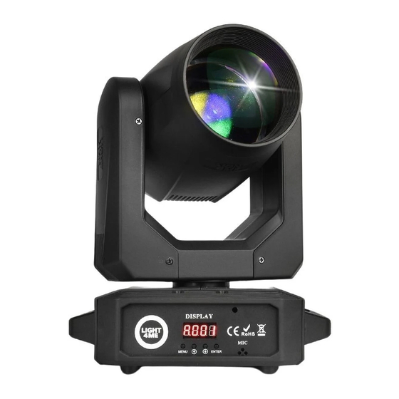 Light4Me FOCUS 150 BEAM User Manual