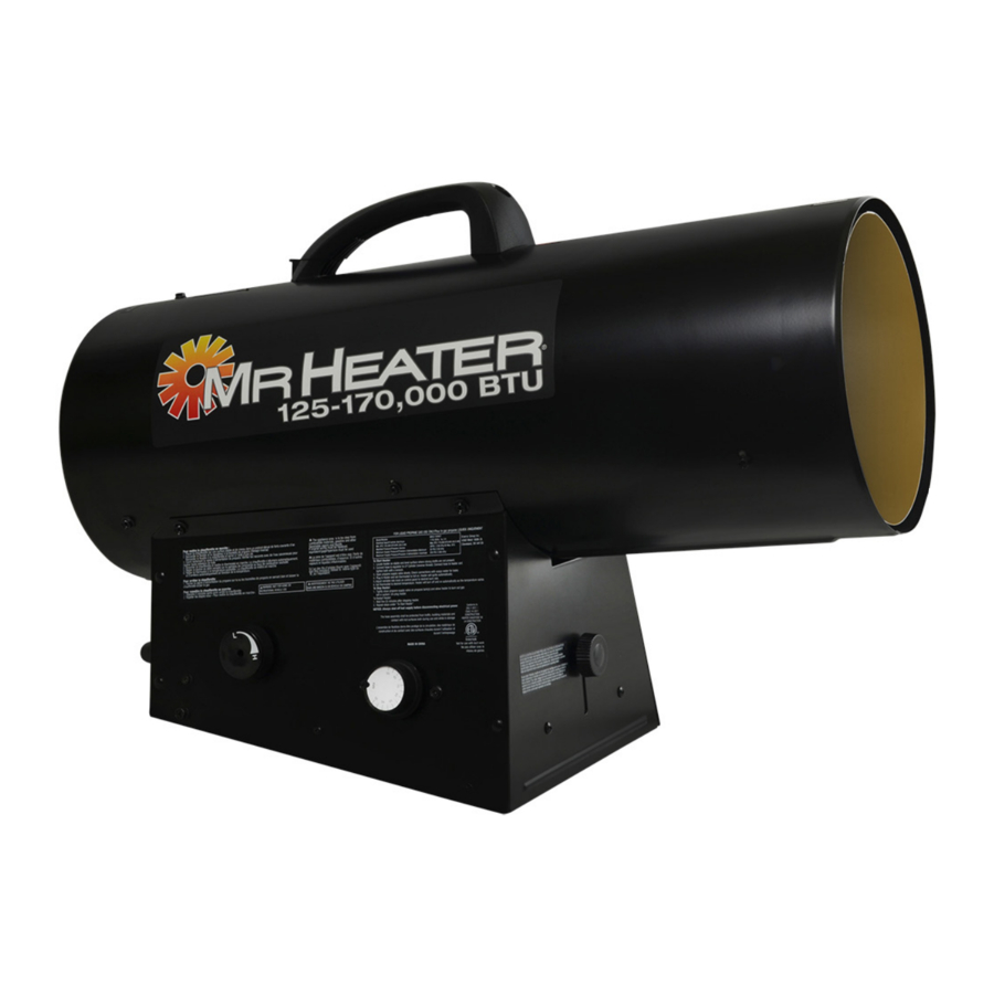 Mr Heater MH170QFAVT Manual
