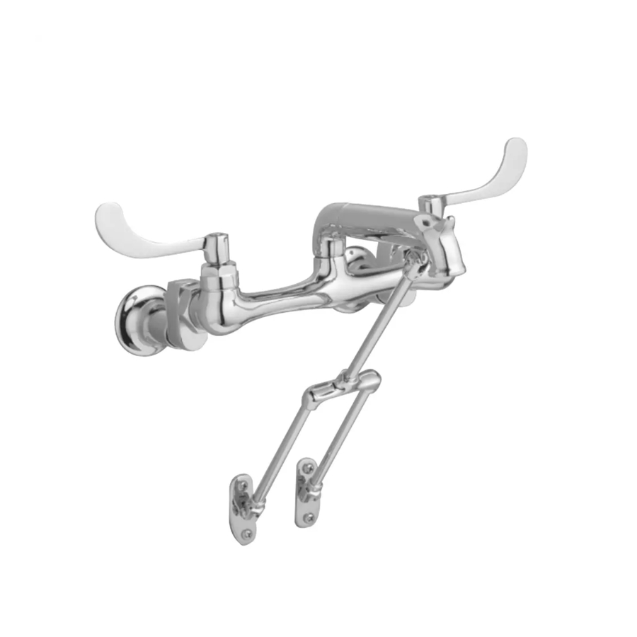 American Standard Exposed Yoke Wall-Mount Utility Faucet 8345.101 Installation Instructions