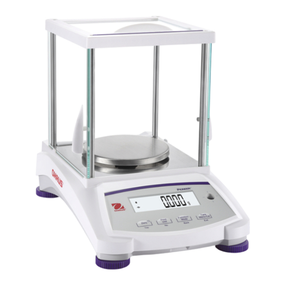 OHAUS PJX Series User Manual