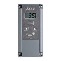 Johnson Controls A419 Series Product/Technical Bulletin