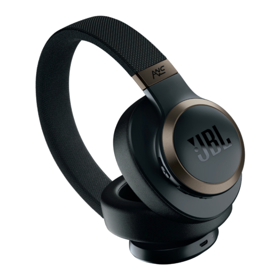 Harman JBL LIVE650BT NC Quick Start Manual