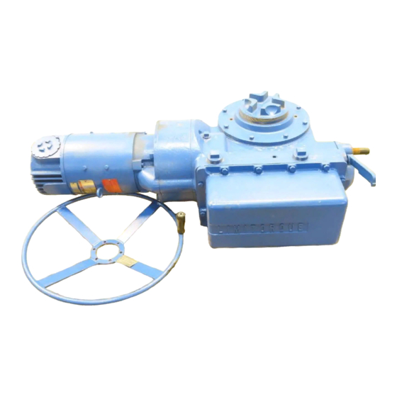 Limitorque SB Series Installation And Maintenance Manual