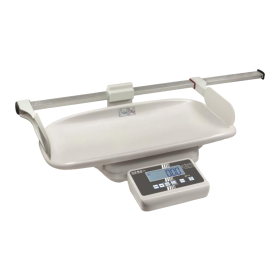 User Manuals: KERN MBC-(E) Baby Scale