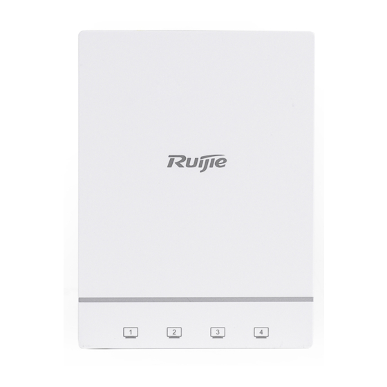 Ruijie RG-AP180 Series Hardware  Installation And Reference Manual