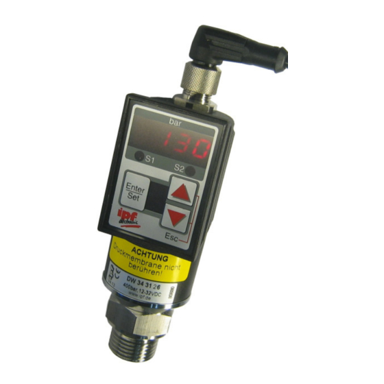 ipf electronic DW34312 Series Manual