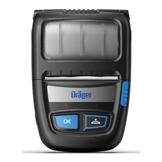 Dräger Mobile Printer BT Instructions For Use Manual