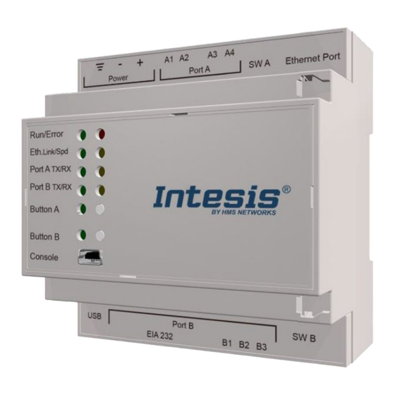 HMS Networks Intesis INMBSDAL1280200 Installation Sheet