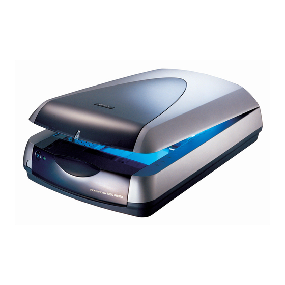 Epson Perfection 4870 Quick Manual