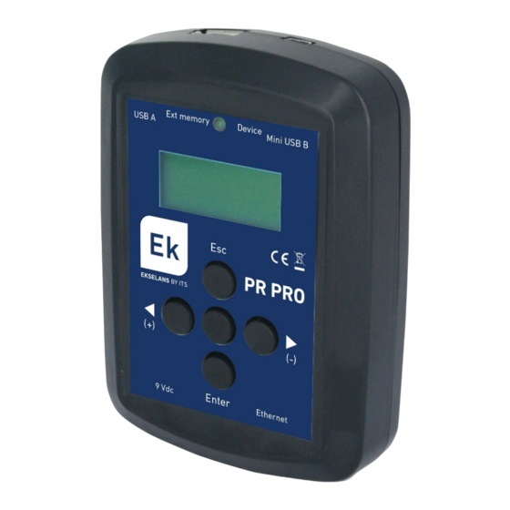 ITS Telecom Ek PR PRO User Manual