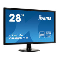 Iiyama ProLite X2888HD-B2 User Manual