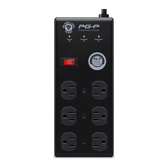 Black Lion Audio PG-P Type F Owner's Manual