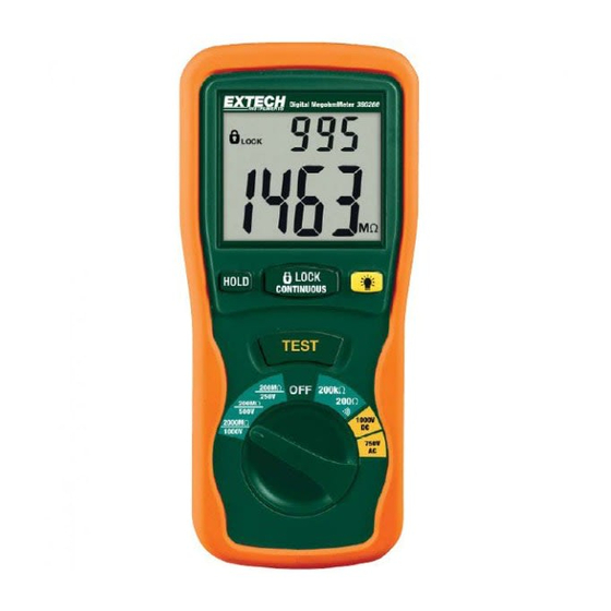 Extech Instruments 380260-NIST User Manual