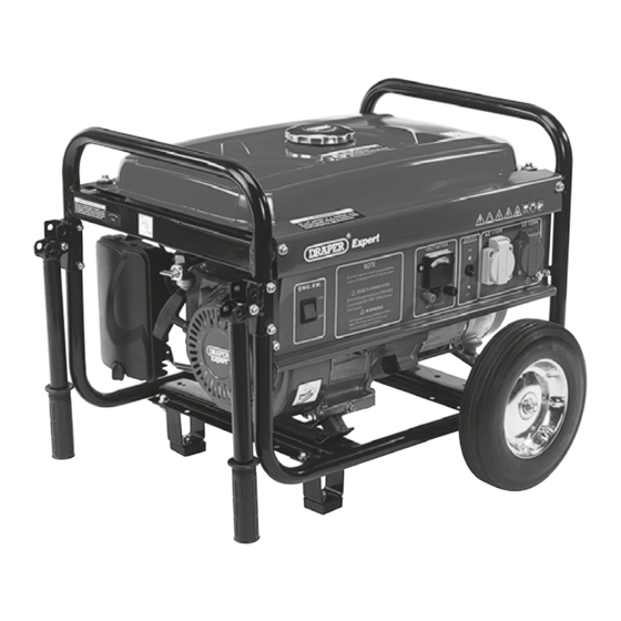 User Manuals: Draper PG28W Generator with Wheels